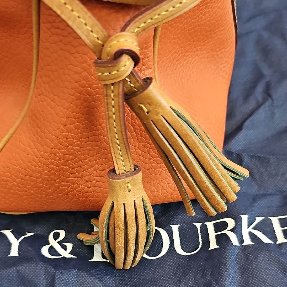 Dooney & Bourke Vibrant Orange Satchel - Picture 7 of 12